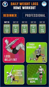 Daily Weight Loss Home Workout screenshot 1