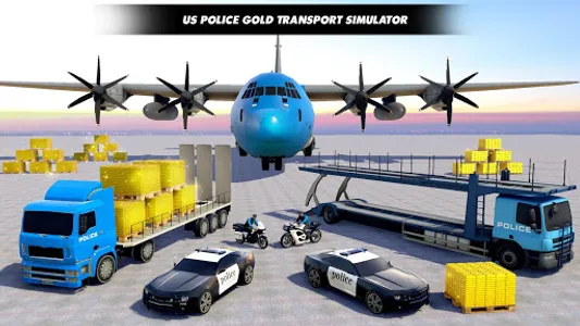 Gold Transport Truck Games 3D screenshot 11