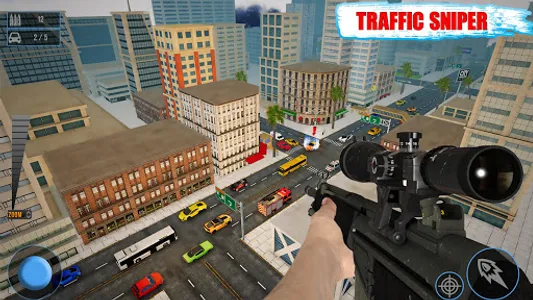 Sniper Traffic Shooting games screenshot 2