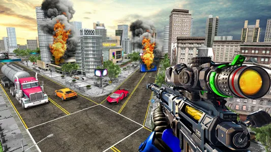 Sniper Traffic Shooting games screenshot 5