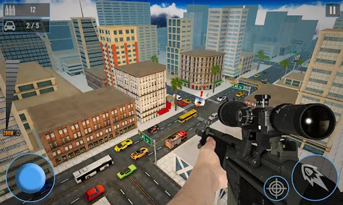 Sniper Traffic Shooting games screenshot 8