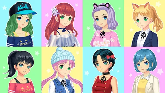 Anime Dress Up Games For Girls screenshot 8