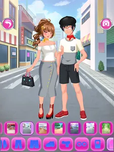 Anime Couples Dress Up Game screenshot 20