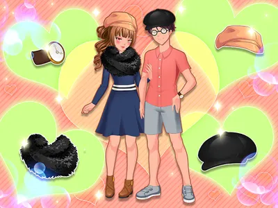 Anime Couples Dress Up Game screenshot 4