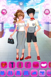 Anime Couples Dress Up Game screenshot 6