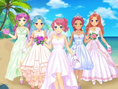 Anime Wedding Dress Up screenshot 12