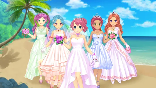 Anime Wedding Dress Up screenshot 6