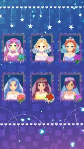 Anime Wedding Dress Up screenshot 7