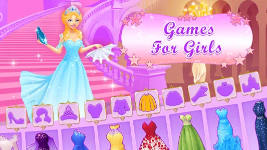 Cinderella Dress Up Girl Games screenshot 10