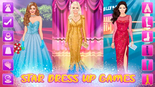 Red Carpet Dress Up Girls Game screenshot 0