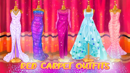 Red Carpet Dress Up Girls Game screenshot 1