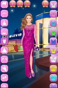 Red Carpet Dress Up Girls Game screenshot 3