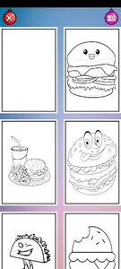 coloring book burger screenshot 2