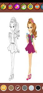 coloring me jeu for girls screenshot 0