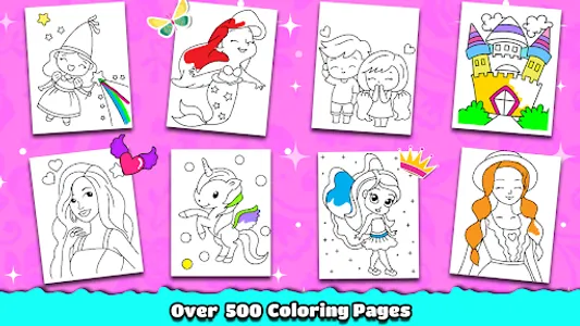 Princess Coloring Book Games screenshot 10