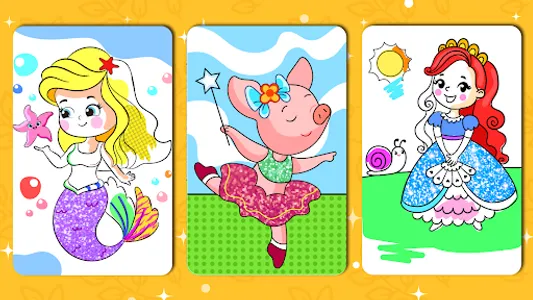 Princess Coloring Book Games screenshot 18