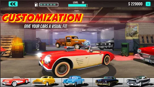 Classic Car Games Race America screenshot 3