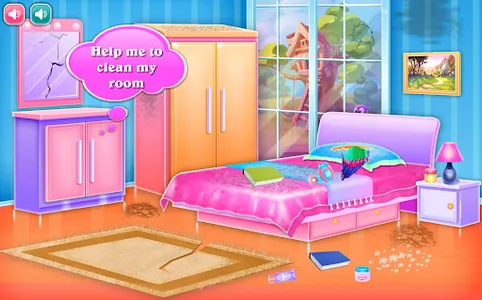 games girls room cleaning screenshot 3