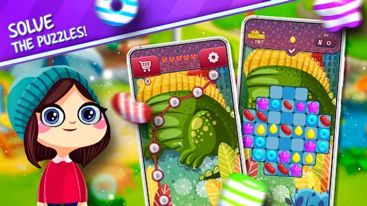 Bonbon Match Candy Fairy Tales screenshot 1