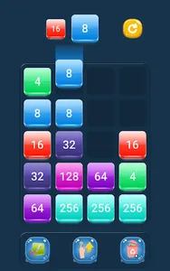 Drop Merge Blocks: 2048 Puzzle screenshot 14