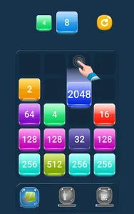 Drop Merge Blocks: 2048 Puzzle screenshot 20