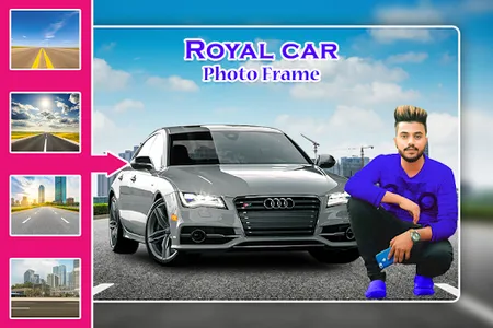 Royal Car Photo Frame screenshot 0