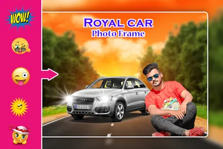 Royal Car Photo Frame screenshot 2
