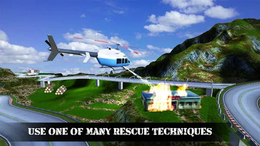 Helicopter Rescue Car Games screenshot 12