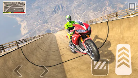 Mega Ramp Stunt Bike Games 3D screenshot 14