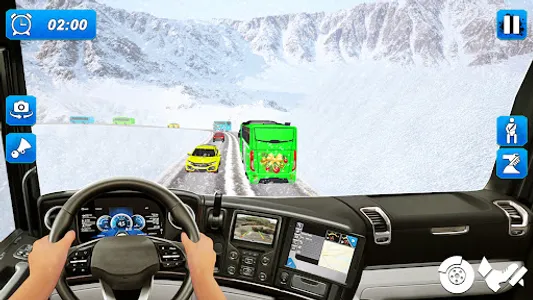 Snow Bus Simulator Games screenshot 0