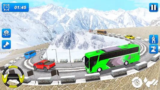 Snow Bus Simulator Games screenshot 2