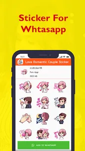 Love Romantic Couple Sticker - screenshot 2
