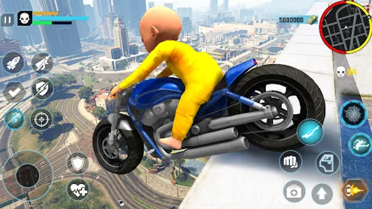 Yellow Rope Hero Crime City screenshot 2
