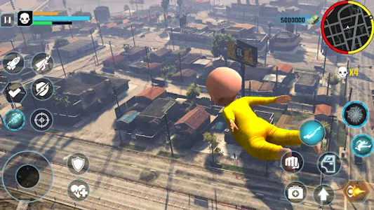 Yellow Rope Hero Crime City screenshot 4