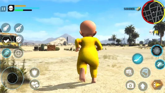 Yellow Rope Hero Crime City screenshot 5