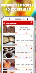 Doces Caseiros, Receitas screenshot 0