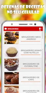 Receitas de Brigadeiros screenshot 0