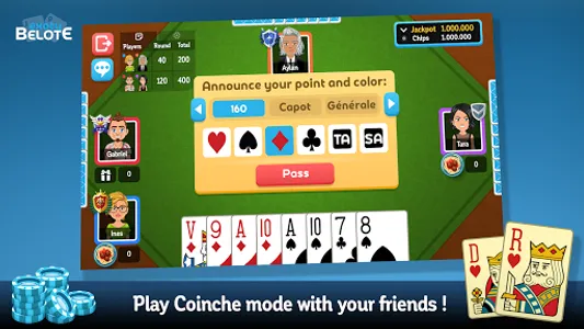 Exoty Online Belote & Coinche screenshot 1