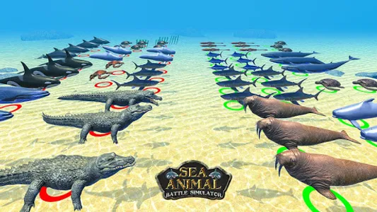 Sea Animal Kingdom: War Simula screenshot 11