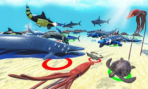 Sea Animal Kingdom: War Simula screenshot 5