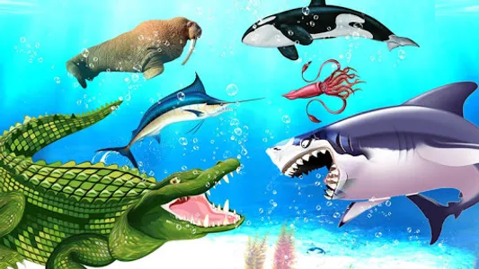 Sea Animal Kingdom: War Simula screenshot 8