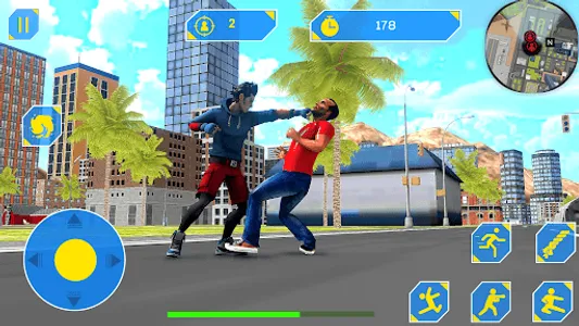 Flying Spider: Rope Hero Game screenshot 0