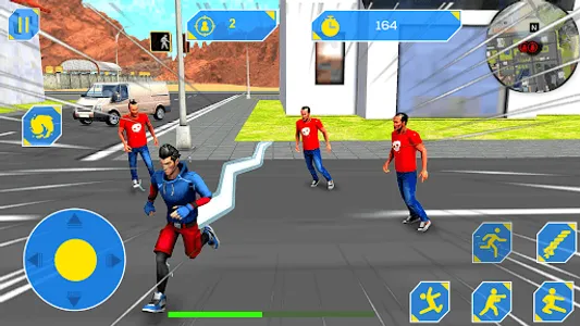 Flying Spider: Rope Hero Game screenshot 1