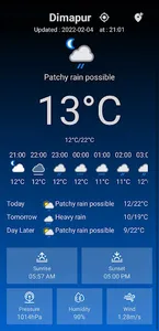 WeatherUpdate screenshot 1