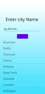 WeatherUpdate screenshot 2