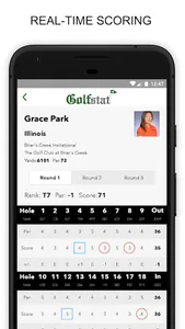 Golfstat Live screenshot 1