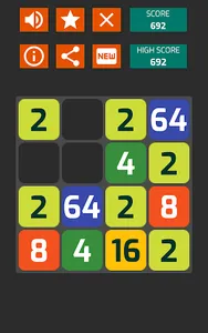 2048 Colorful Number Puzzle screenshot 1