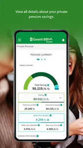Garanti BBVA Emeklilik Mobile screenshot 1