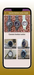 Garmin Instinct series Guide screenshot 1