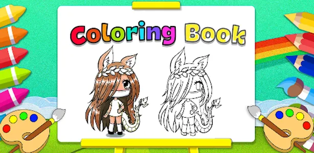 Coloring Gasha And Drawing screenshot 0